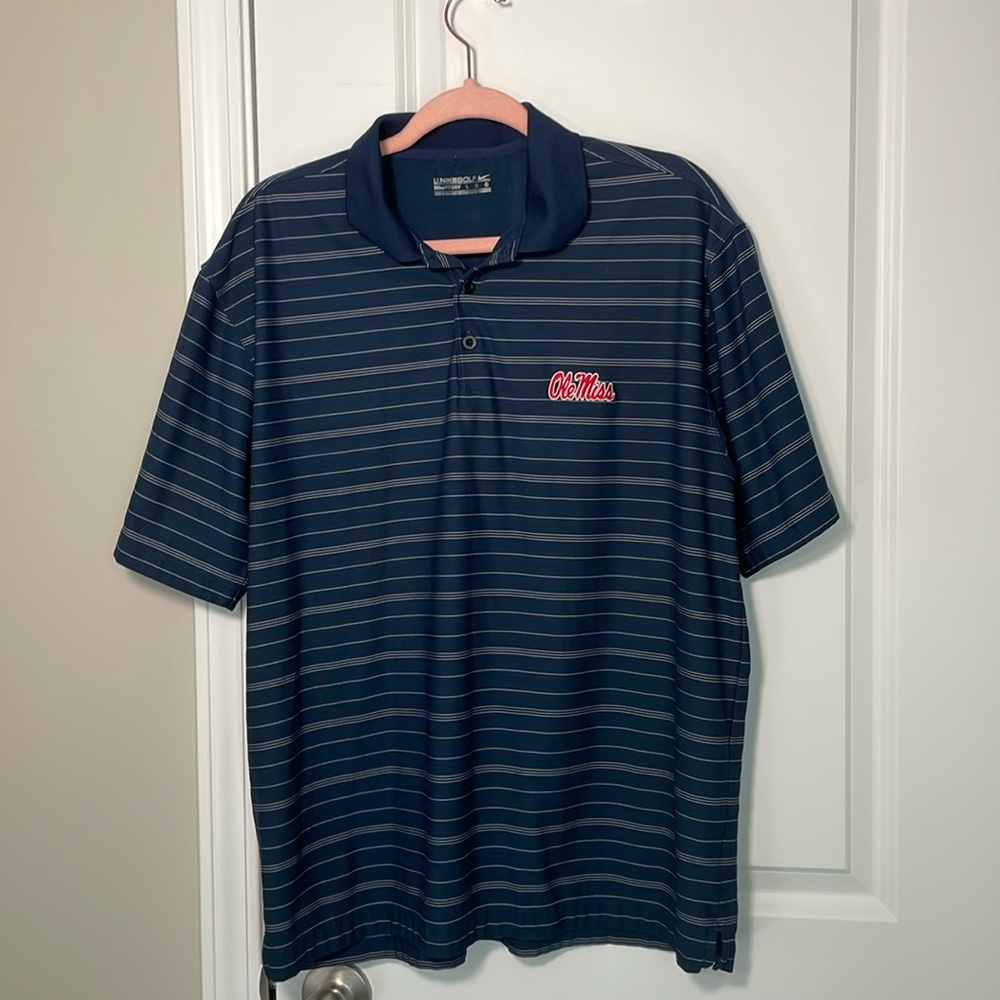 Nike Golf Men’s Medium Ole Miss Rebels Dri Fit Polo